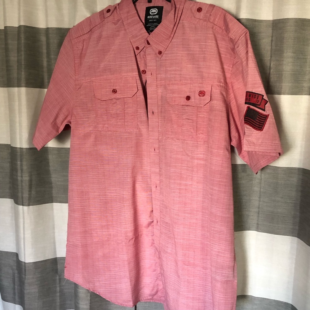 Men’s Ecko button up shirt, size XLT
